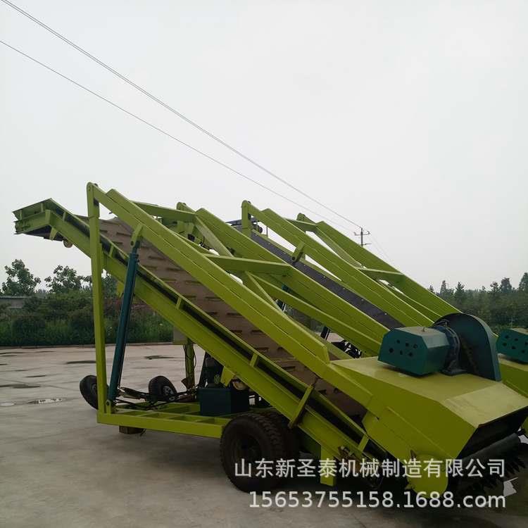 牛饲料青储取料机青储装料机青储窖自动取料机视频