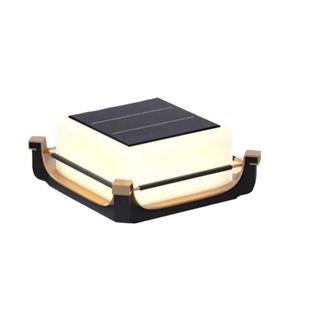 太阳能柱头灯户外庭院灯防水别墅门柱灯大门口柱子灯室外院门围墙