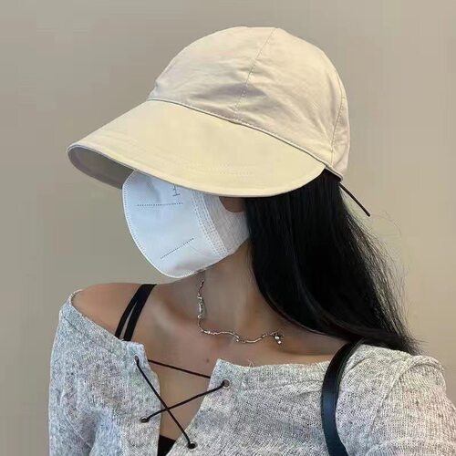 ZLS同款素颜街拍棒球帽子女防紫外线大头围遮阳大檐帽透气薄款