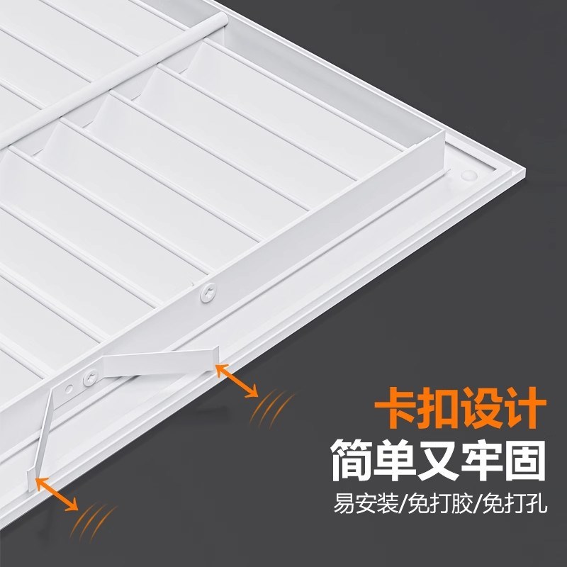 铝合金暖气罩装饰网地暖分水器遮挡罩新款百叶窗暖气片通风口格栅