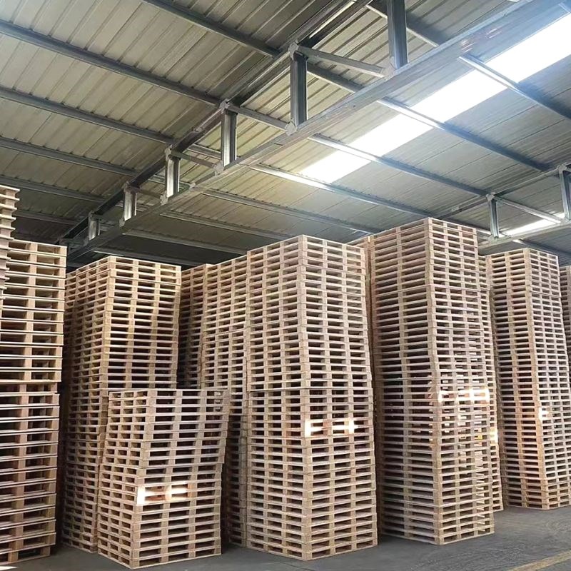 叉车托盘实木卡板栈板防潮木头货架木地台板仓库垫板木