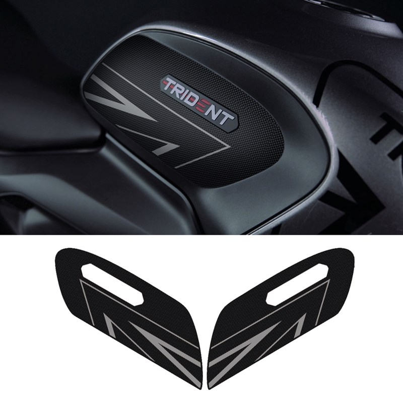 适用凯旋三叉戟Trident0 21-2 改装油箱防滑侧贴 油箱保护贴纸