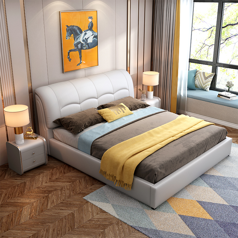 床榻榻米床主卧现代简约小户型储物床1.8米双R人床1.5m单人床