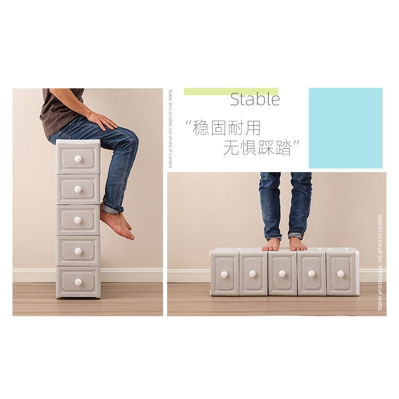 18/25/30/38cm宽欧式y夹缝收纳柜子抽屉式卫生间卧室厨房储置物架