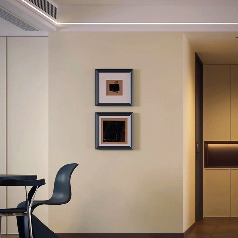 高级感抽c象黑白装饰画现代小众艺术个性挂画客厅餐厅室内软装壁图片
