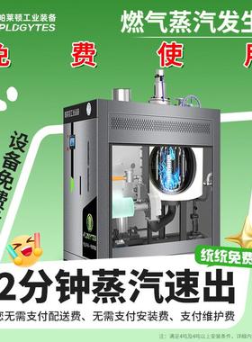 液化气蒸汽锅炉商用免报检采暖蒸煮热水天然气锅炉燃气蒸汽发生器