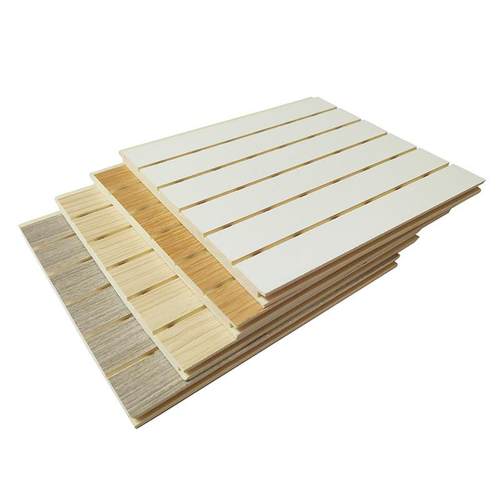 WPC木塑吸音板录音棚办公室ktv影院防水阻燃实心竹木纤维吸音板