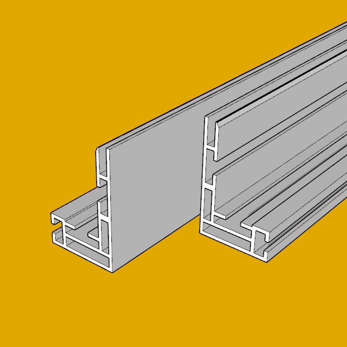 单面无边框卡布铝合金型材组装广告灯箱加厚壁厚铝材灯箱专用