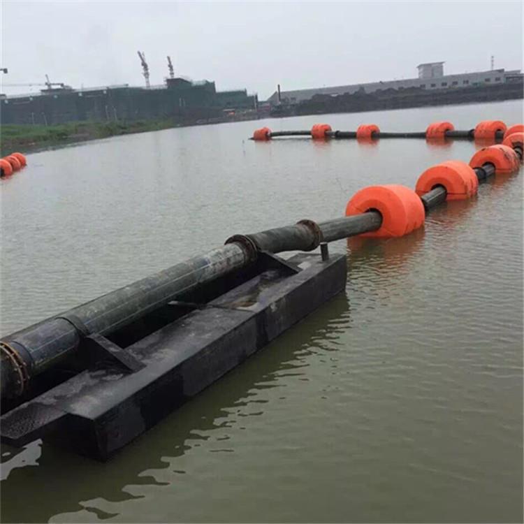 PE管道浮筒拦污浮筒水库警示浮体水面垃圾拦截浮排浮标抽沙管浮筒