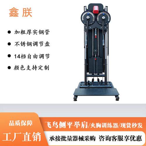 健身房商用健身器材侧平举训练器室内多功能臂力器抬臂飞鸟工厂
