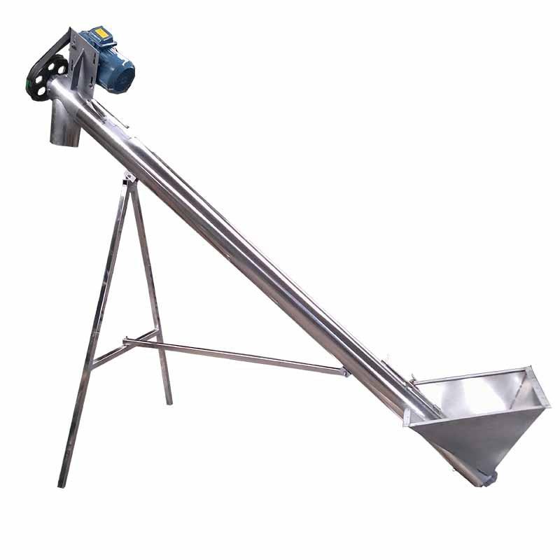 管式螺旋上料机铁管绞龙工厂直销输送设备玉米小麦粮食绞龙提升机