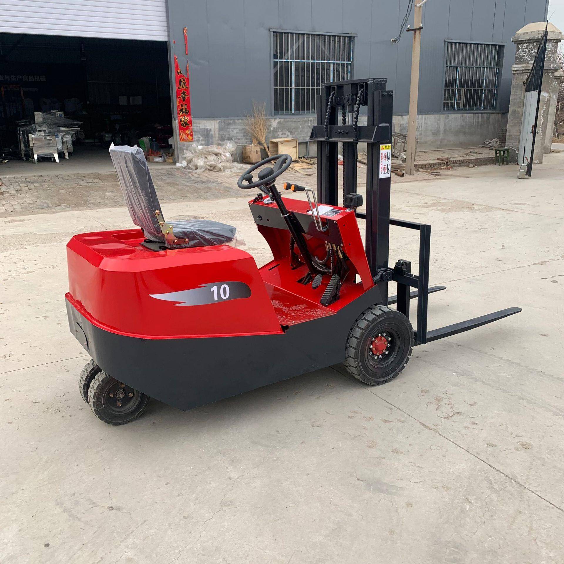 新能源三支点叉车跨境座驾式0.5吨小型搬运装卸叉车现货