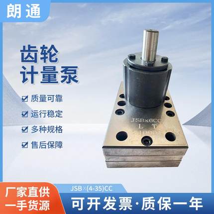 厂家供应JSB*(4-35)齿轮计量泵油泵点胶泵硅油计量输送齿轮泵
