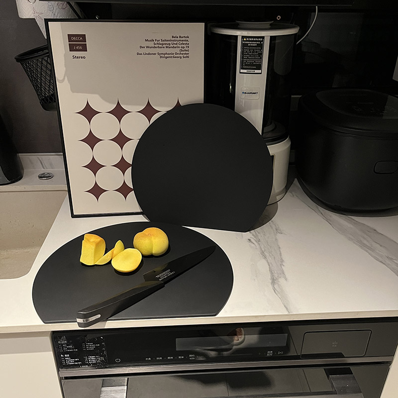 日式菜板食品级TPU防霉切菜板半圆形户外砧板防滑家用切水果案板