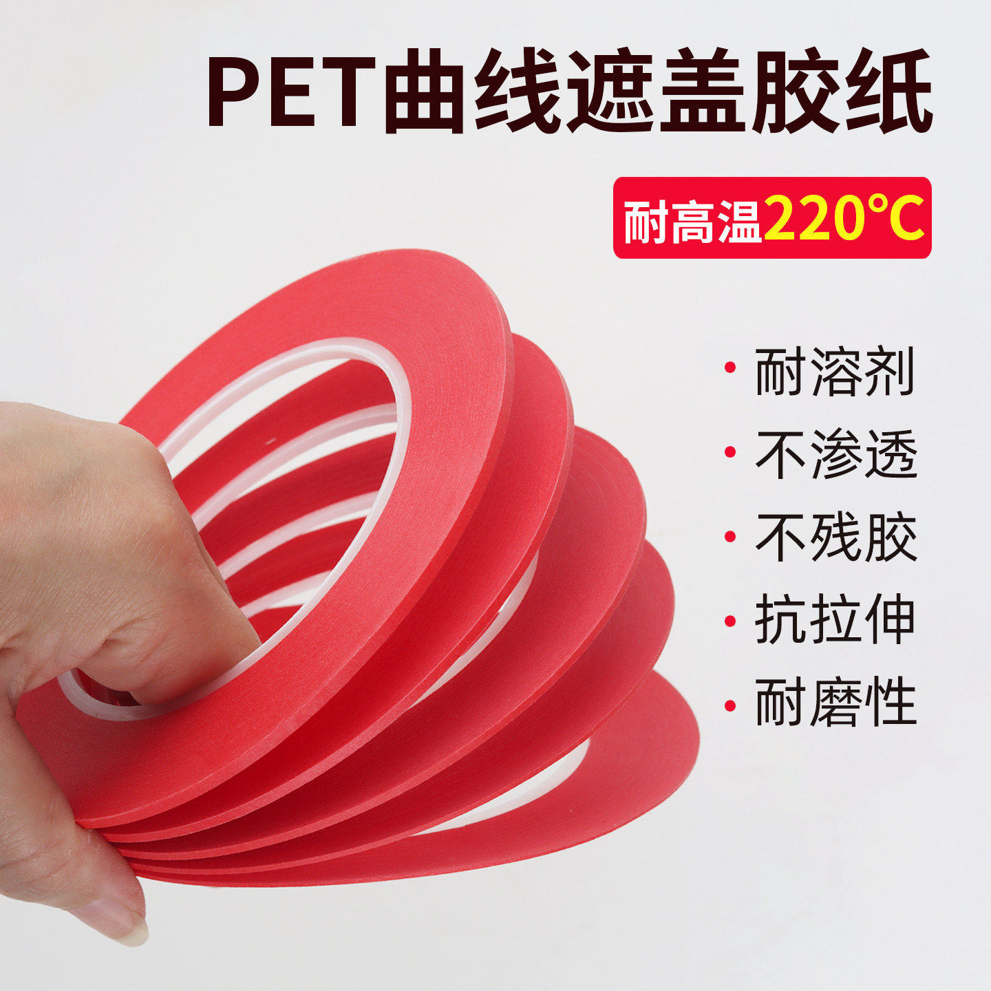 高温复合美纹纸喷砂喷漆保护胶纸图片