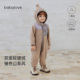 babylove婴儿连体衣秋冬季 清仓 奥粒绒防风哈衣宝宝连帽外出服