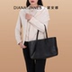 DJ黛安娜超轻柔软进口nappa羊皮单肩包腋下包大容量通勤托特包