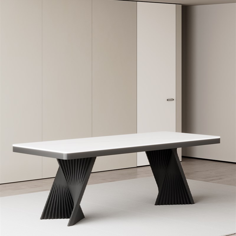 意式不锈钢桌脚桌腿支架大理石岩板E餐桌脚书桌腿茶桌桌脚办公桌