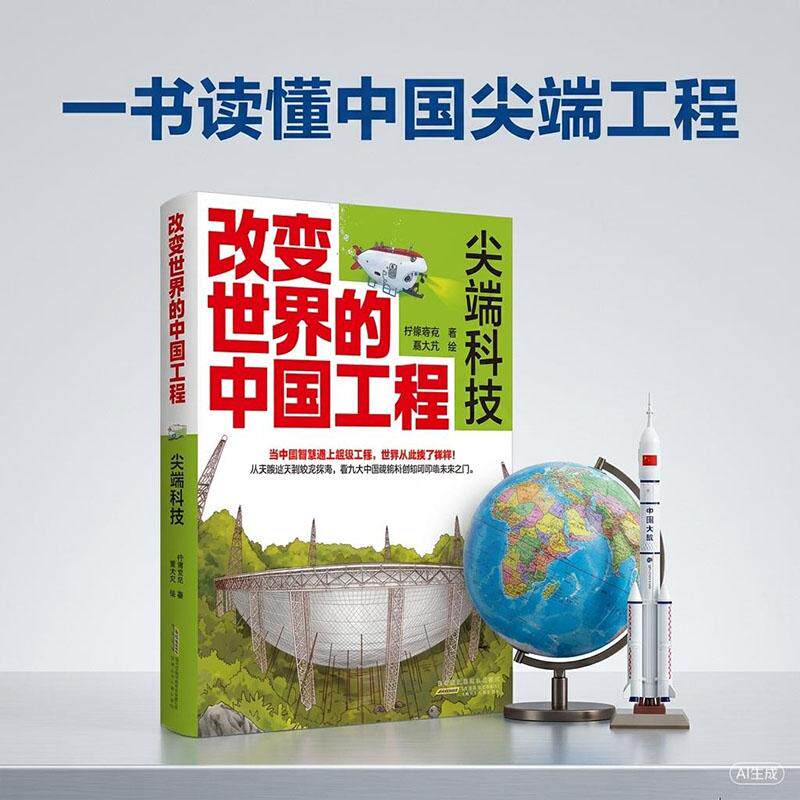 【可开票全新正版】改变世界的中国工程 尖端科技叩问苍穹与深海——卫星量子基因密码97875707279332026-08-01柠檬夸克著 葛大芃