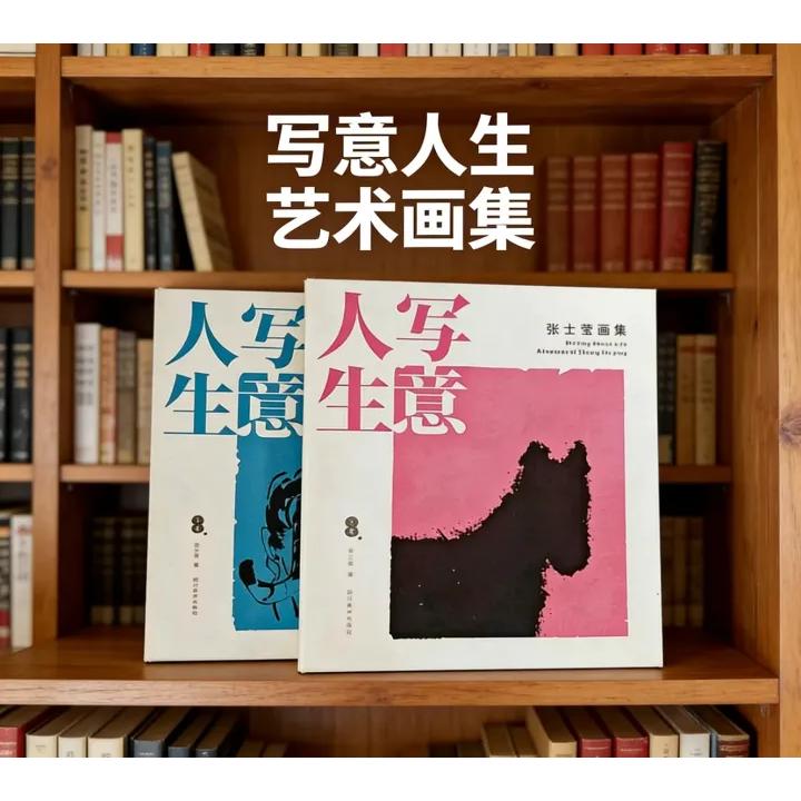 【可开票全新正版】写意人生 &mdash;&mdash; 张士莹画集 国家一级美术师大写意精品 花鸟动物山水国画作品集 艺术收藏鉴赏美术画册张士莹四