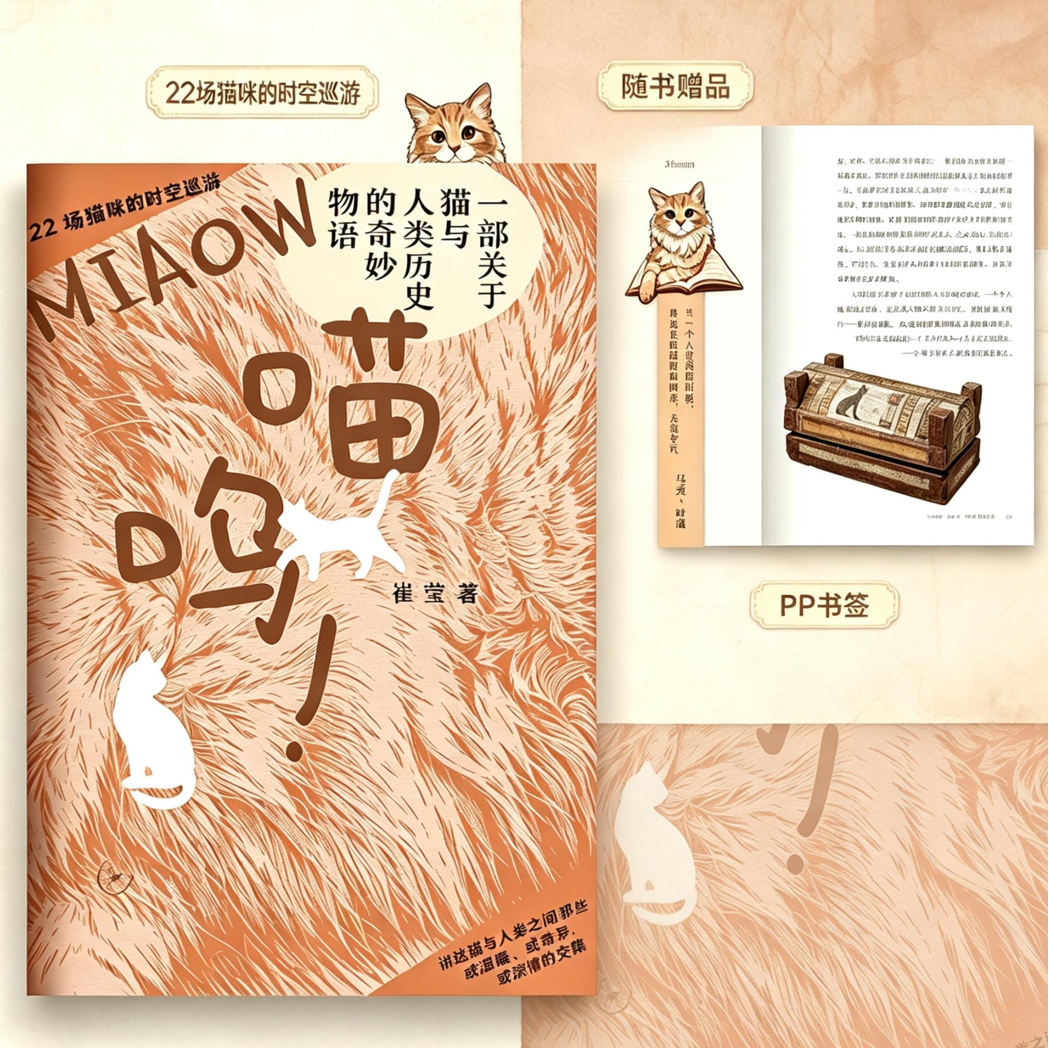 【可开票全新正版】喵呜一部关于猫与人类历史的奇妙物语崔莹9787108083425生活读书新知三联书店2026-08-05
