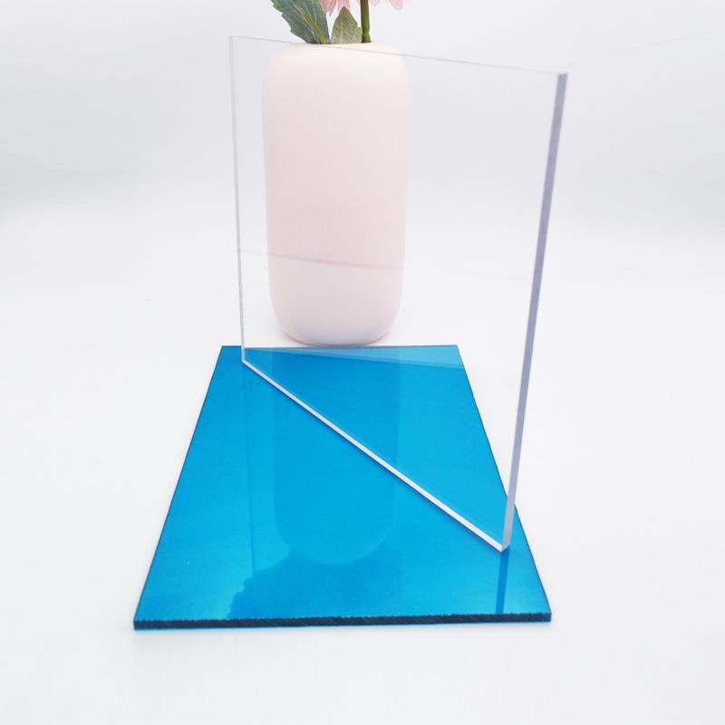 PC透明实心耐力板采光板遮阳雨棚板顶棚阳光板聚碳酸酯pc板