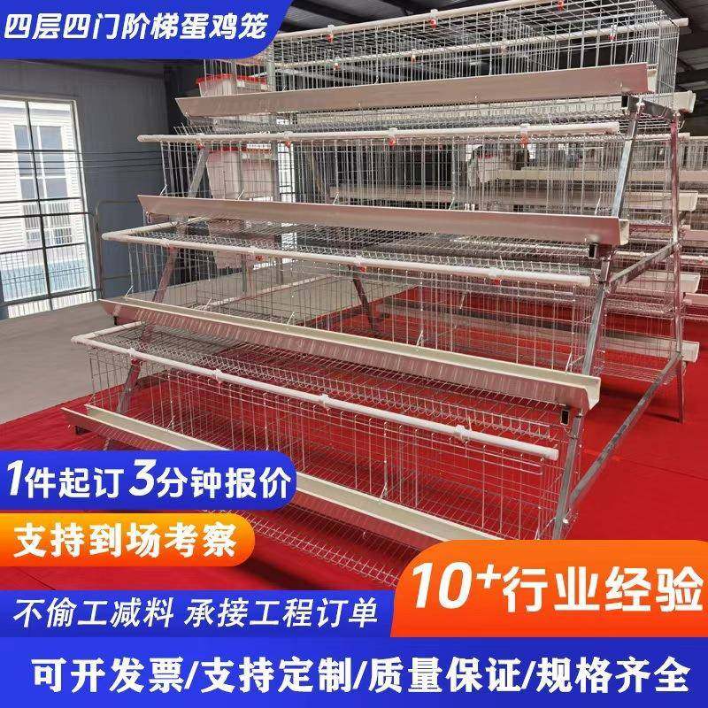 多层阶梯蛋鸡笼三层四层镀锌丝笼子层叠式养鸡养殖设备家用加密笼,农机/农具/农膜,农用防护器具,淘宝优惠券,粉丝福利购,淘宝优惠卷