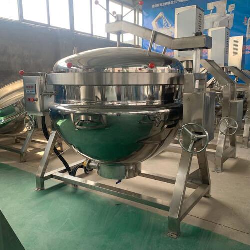 海鲜蒸煮锅 虾米鲍鱼海参营养汤浓缩烧鸡熬煮锅 电加热花蛤夹层锅