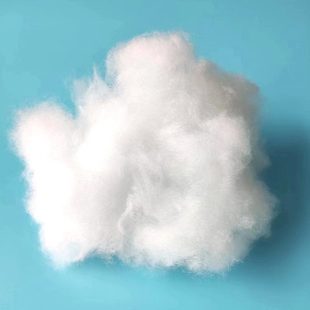 手塞棉婴童用品枕芯棉服填充棉 现货无荧光填充棉 仿羽绒棉