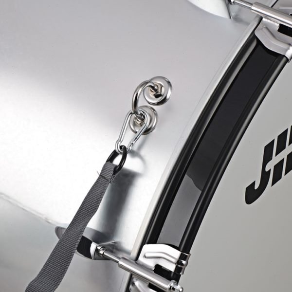 津大鼓JBMB2412G24英寸军乐队鼓号队立式带背架行进大军鼓