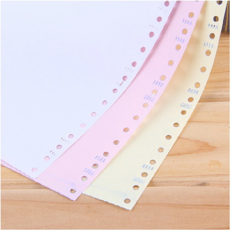 页针式电脑打印纸三联二等分二联三等分四联连打纸发货单