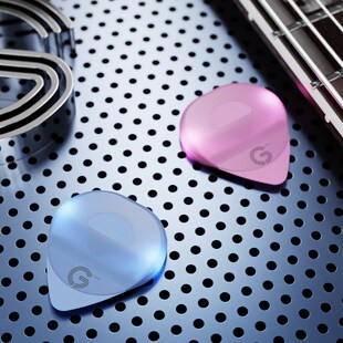 II发光吉他拨片炫酷指弹弹唱防滑扫弦弹片民谣电吉他贝斯拨片