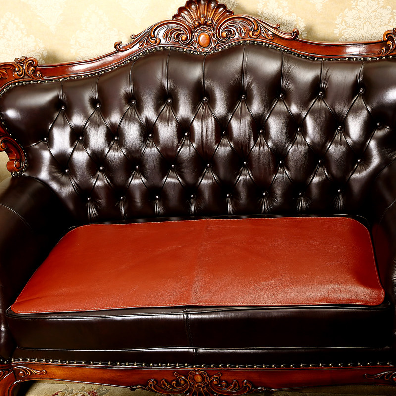 头层水牛皮沙发垫夏季牛皮凉席汽车垫儿童床垫整皮飘窗地毯垫定制