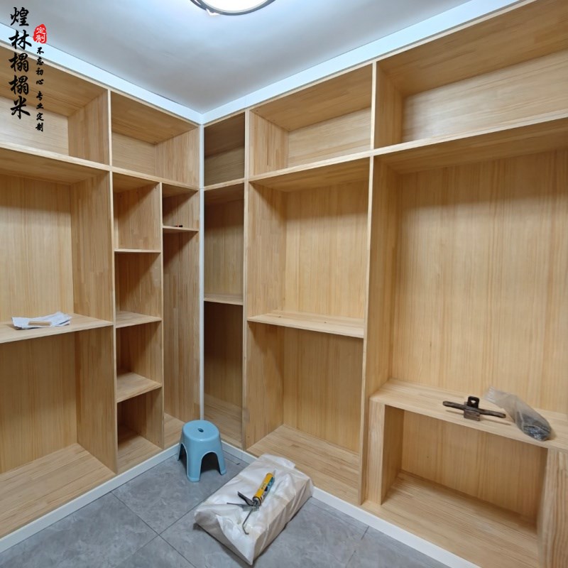 纯实木衣柜家用卧室2024新款大衣橱环保衣柜衣帽间女孩儿童房定制