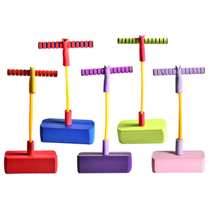 早教儿童体适能感统训练器材跳跃弹跳杆青蛙跳幼儿园运动健身玩具
