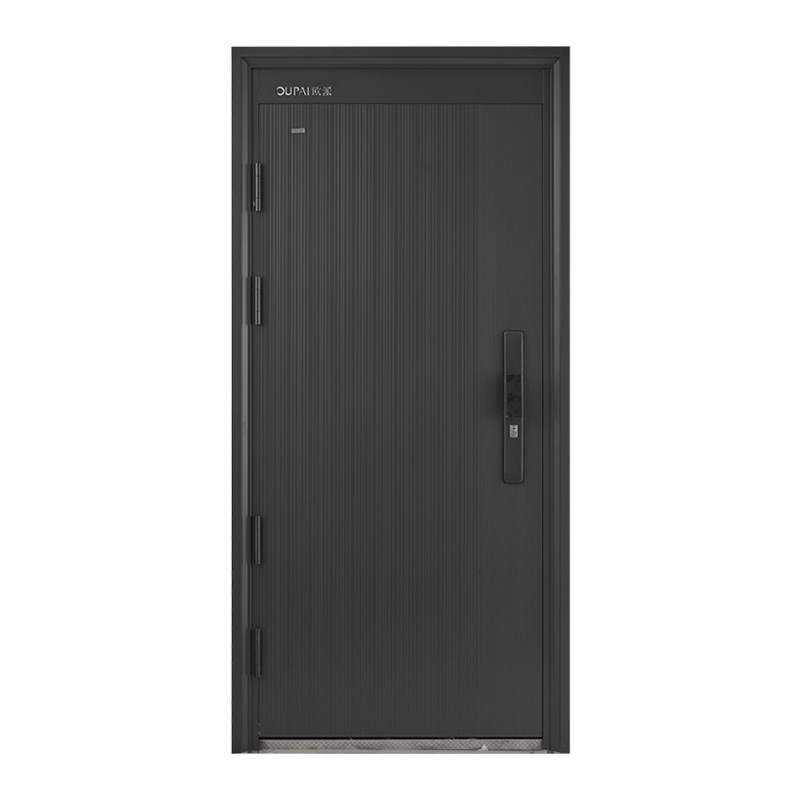 甲级防盗门 家用门入户门进户门安全门锌合金大门指纹锁C级铜锁芯