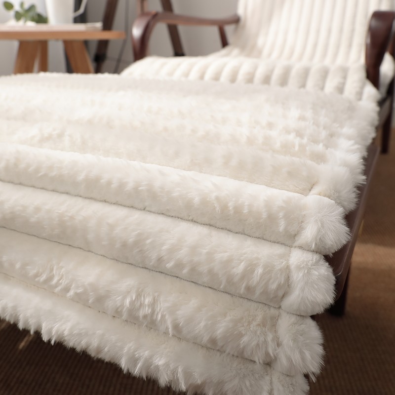 冬季毛绒单人连体沙发垫座椅垫脚踏垫子防滑单个沙发盖布巾坐垫