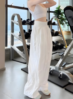 IuIu同款网球运动裤女Lightwaight百搭中高腰显瘦休闲瑜伽阔腿裤