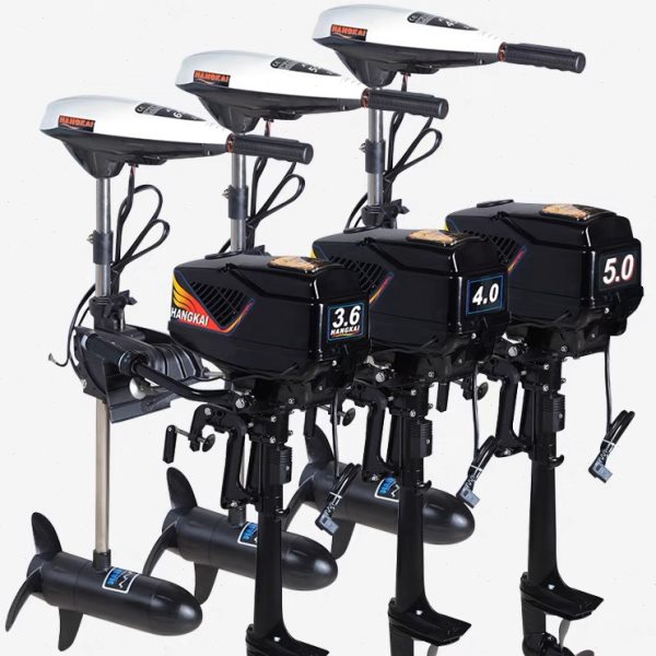 航凯12v24v48v电动船外机无刷推进器 橡皮艇马达船用电动推进器