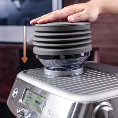 Breville铂富870/878/880磨豆机豆仓气吹残粉气吹清洁器的改装配