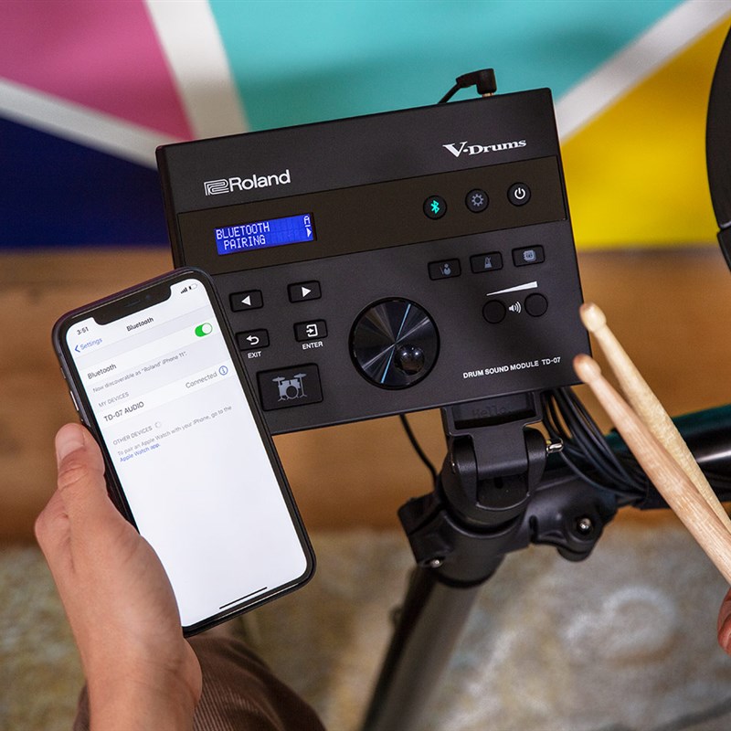 Rolnd罗兰电鼓TD-07DMK/KV TD-17KVX2儿童入门专业爵士架子鼓