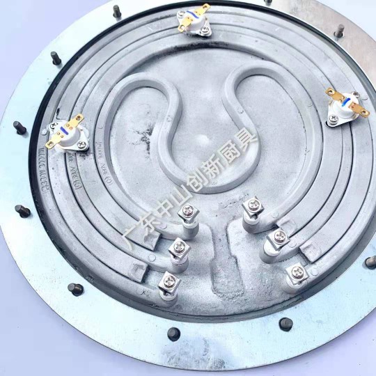 电热开水桶发热盘 防干烧加热盘不锈钢汤桶蒸炉配件220V 380V