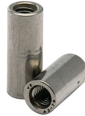 加长加厚六角圆柱通丝焊接螺母MMMMM加长圆螺母