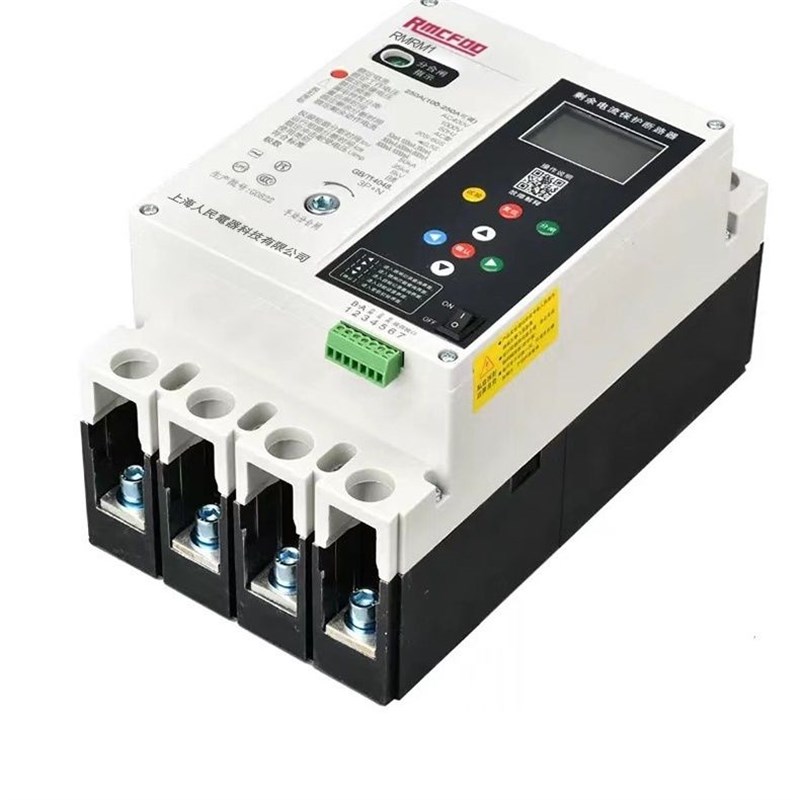 上海三相自动重合闸 过欠压缺相光伏380V M1LE 485通讯断路器人民