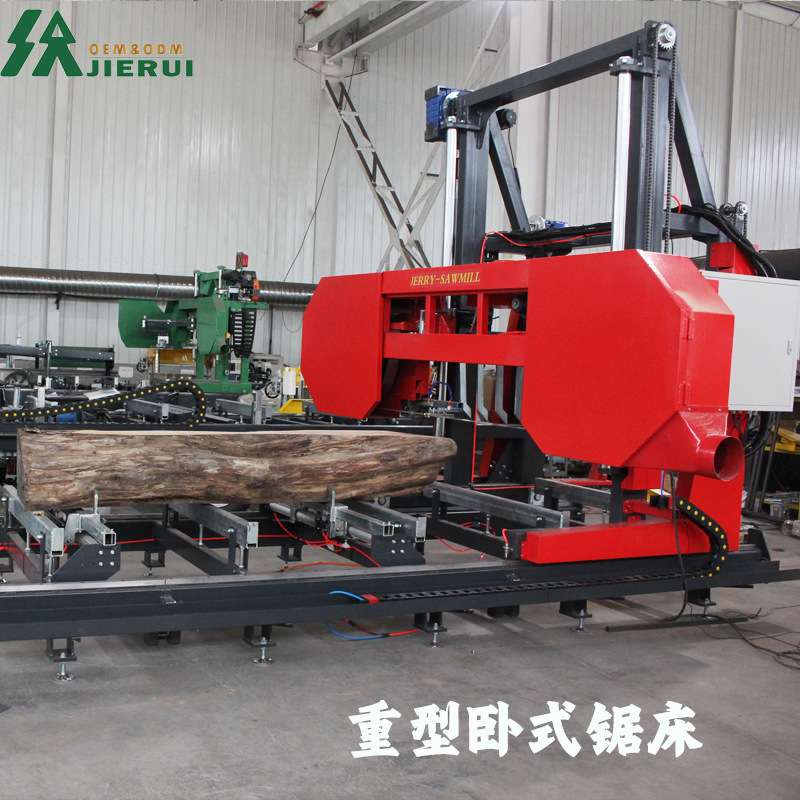 大型卧式龙门锯床全自动锯木机价格电力自动带锯锯板机柴油锯木机