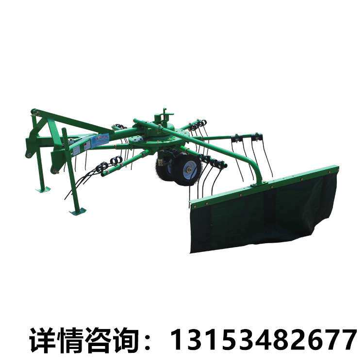 旋转式摊晒搂草一体机 四轮拖拉机带秸秆旋转式搂草机 牧草摊晒机
