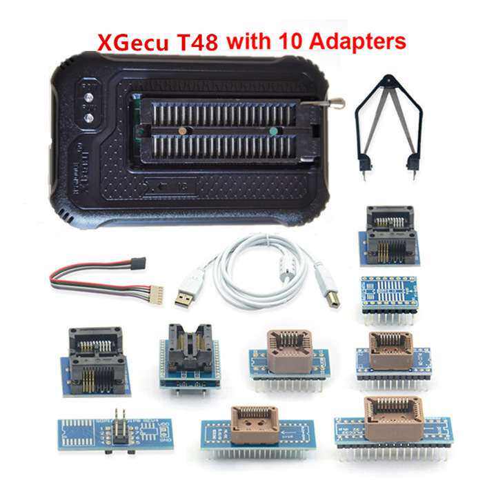 XGecu T48 TL866 通用编程器 笔记本 汽车 主板 flash bios烧录