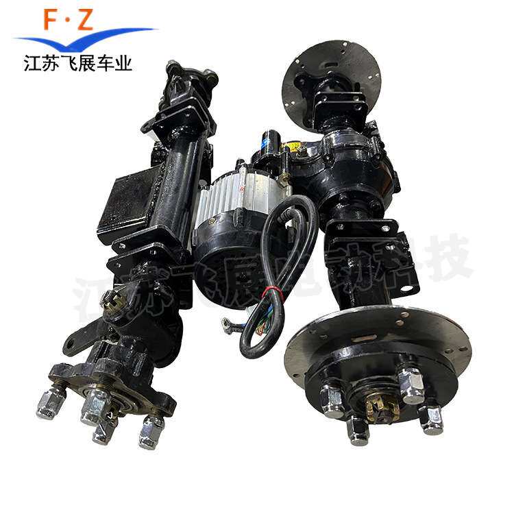 电动三四l轮车无人驾驶车桥碟刹电机控制器全体配件总成低速后桥