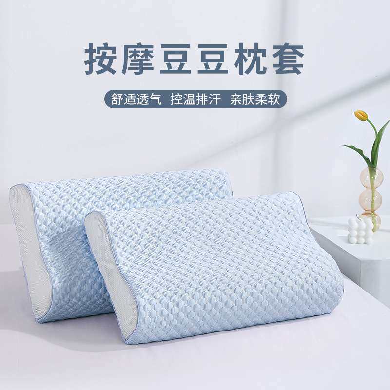 乳胶枕套2025新款一对装记忆枕枕套30x50单个四季枕头套40cmx60cm