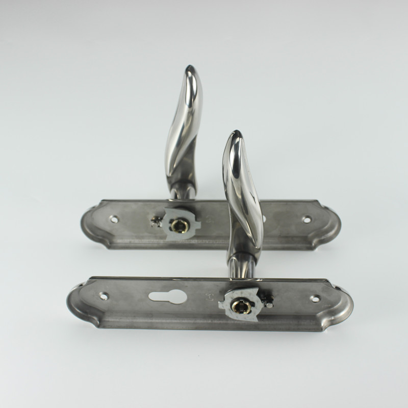 不锈钢小50木门门锁室内卧室房间双舌锁家用锁具简约把手执手锁